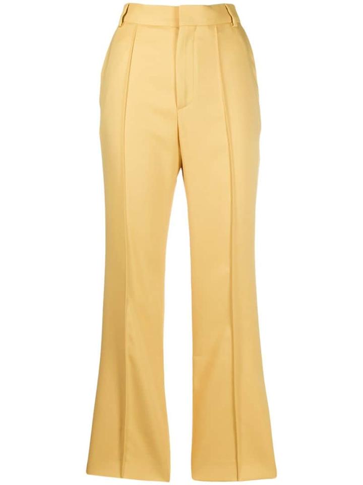 Plan C Piped Seam Trousers - Yellow