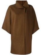 Harris Wharf London Bell-sleeve Coat, Women's, Size: Small, Brown, Virgin Wool