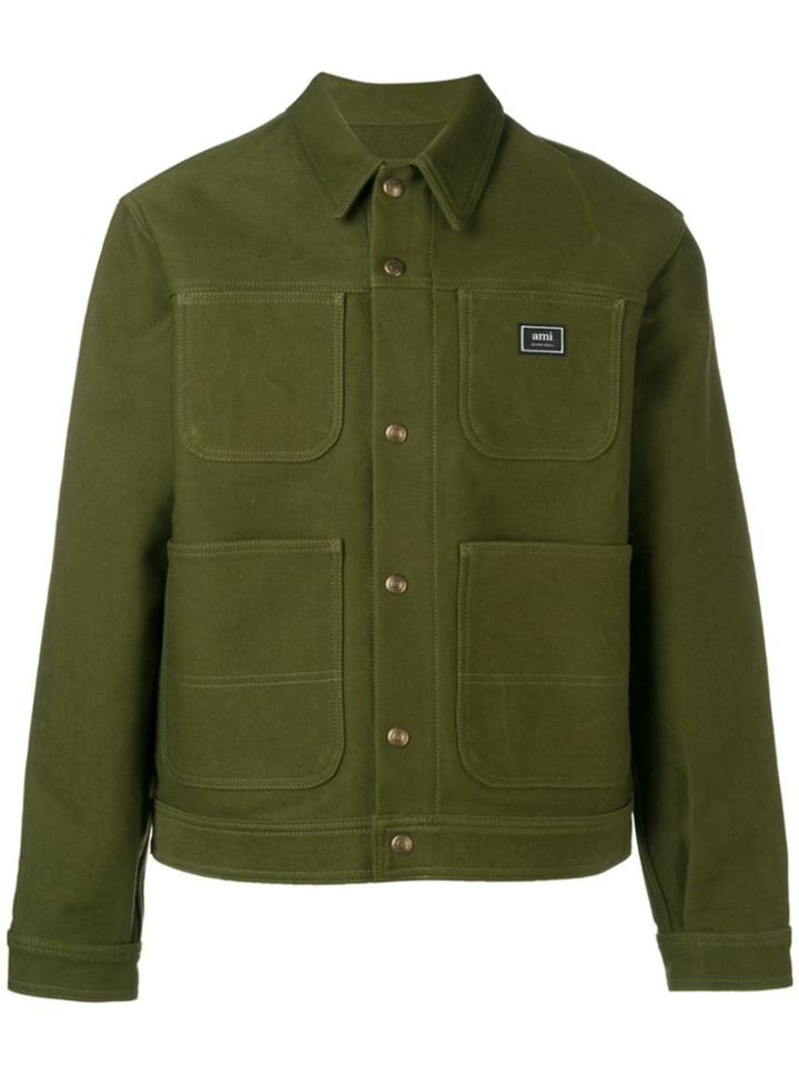 Ami Paris Worker Jacket - Green