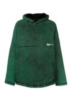 Martine Rose Faded Jersey Hoodie - Green