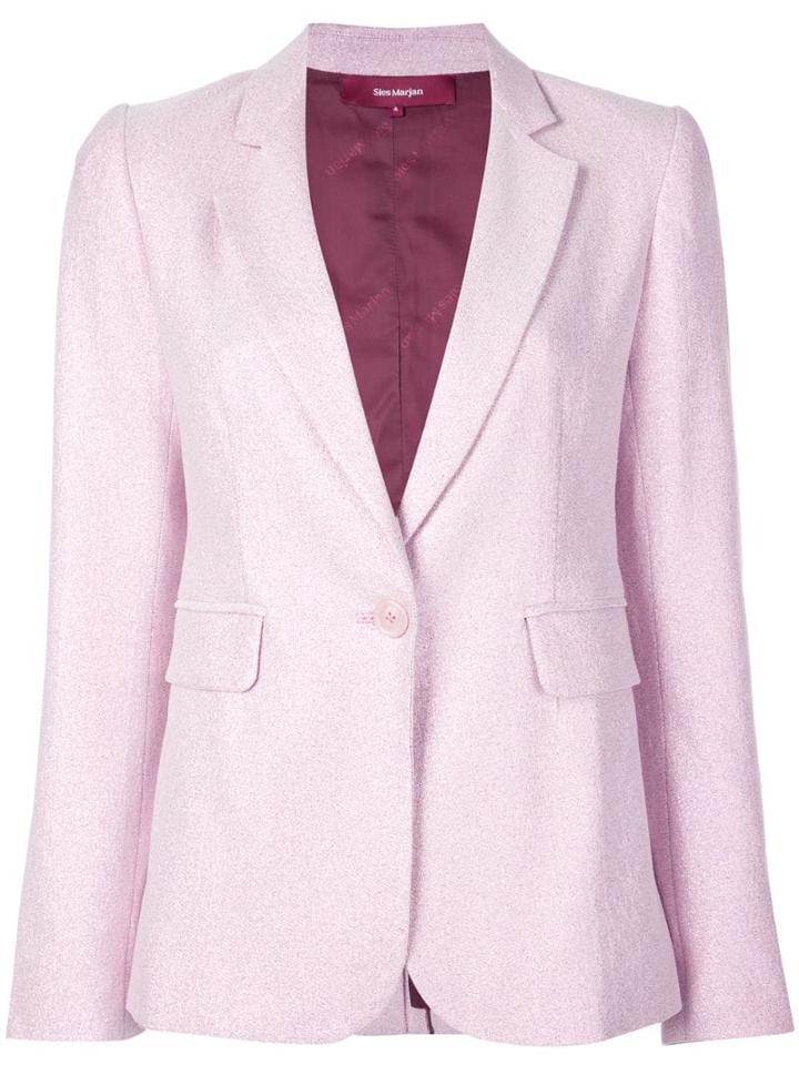 Sies Marjan Mason Stretch Lurex Blazer - Pink