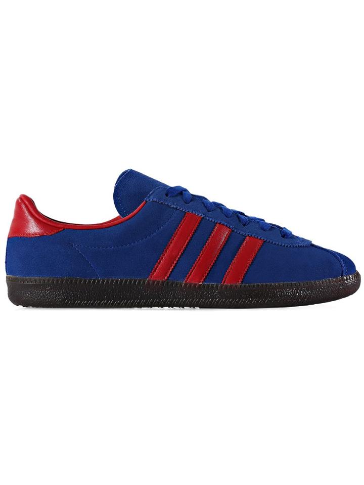 Adidas Blue Suede Spiritus Spzl Sneakers - Red