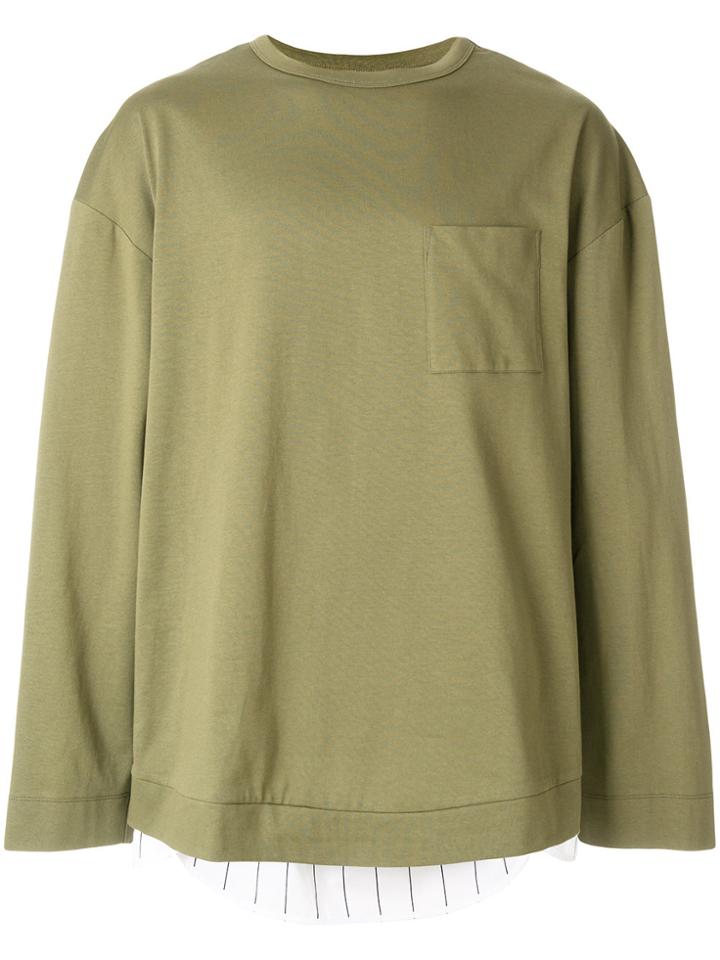 Juun.j Crew Neck Sweatshirt - Green