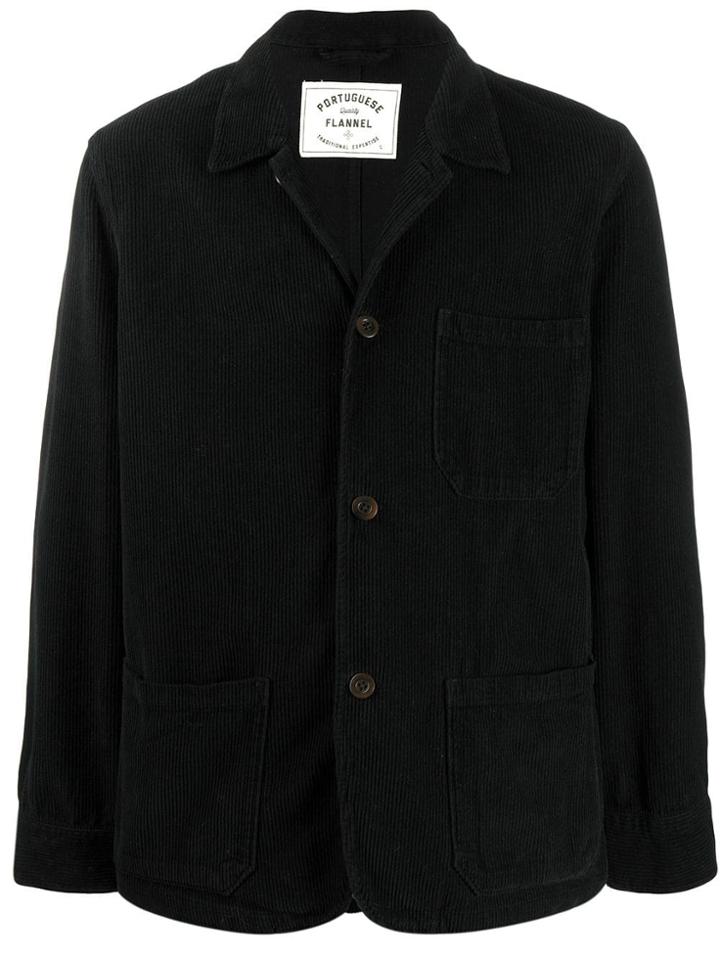 Portuguese Flannel Labura Corduroy Jacket - Black