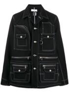 Facetasm Multi-pocket Shirt Jacket - Black