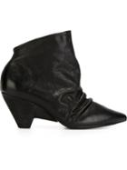 Marsèll Pointed Toe Distressed Boots