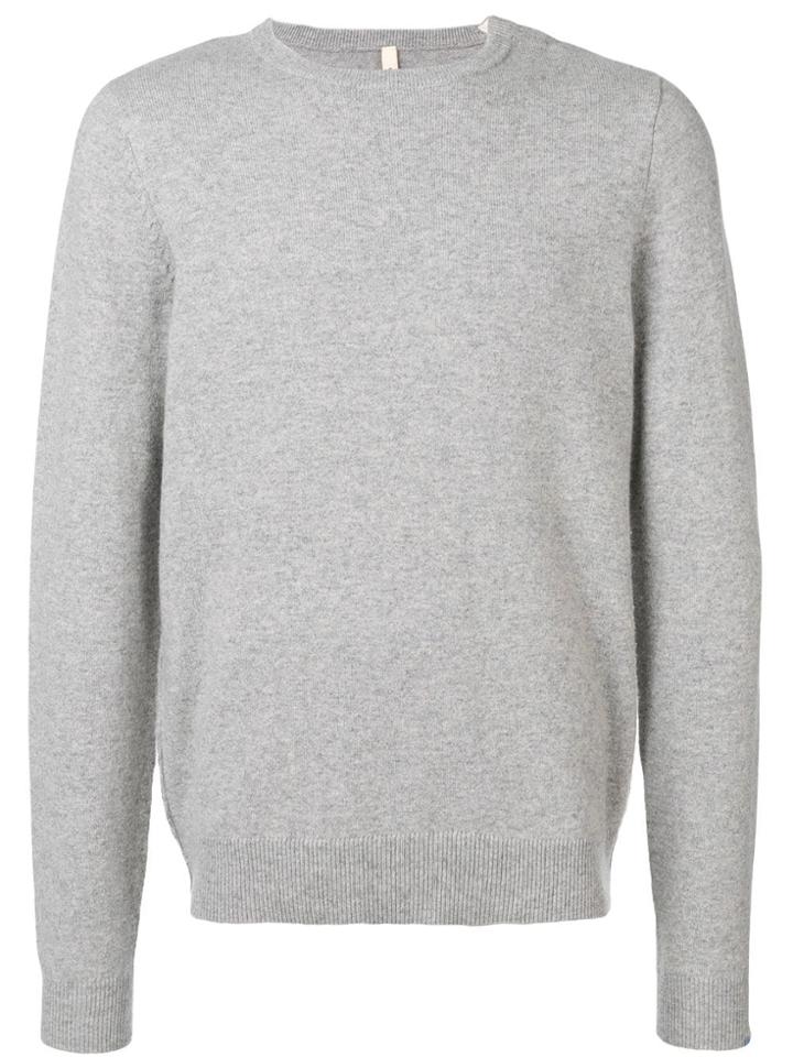 Extreme Cashmere Long-sleeve Fitted Sweater - Grey