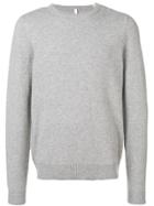 Extreme Cashmere Long-sleeve Fitted Sweater - Grey