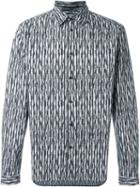 Christopher Kane Bolster Print Shirt, Men's, Size: Large, Black, Cotton