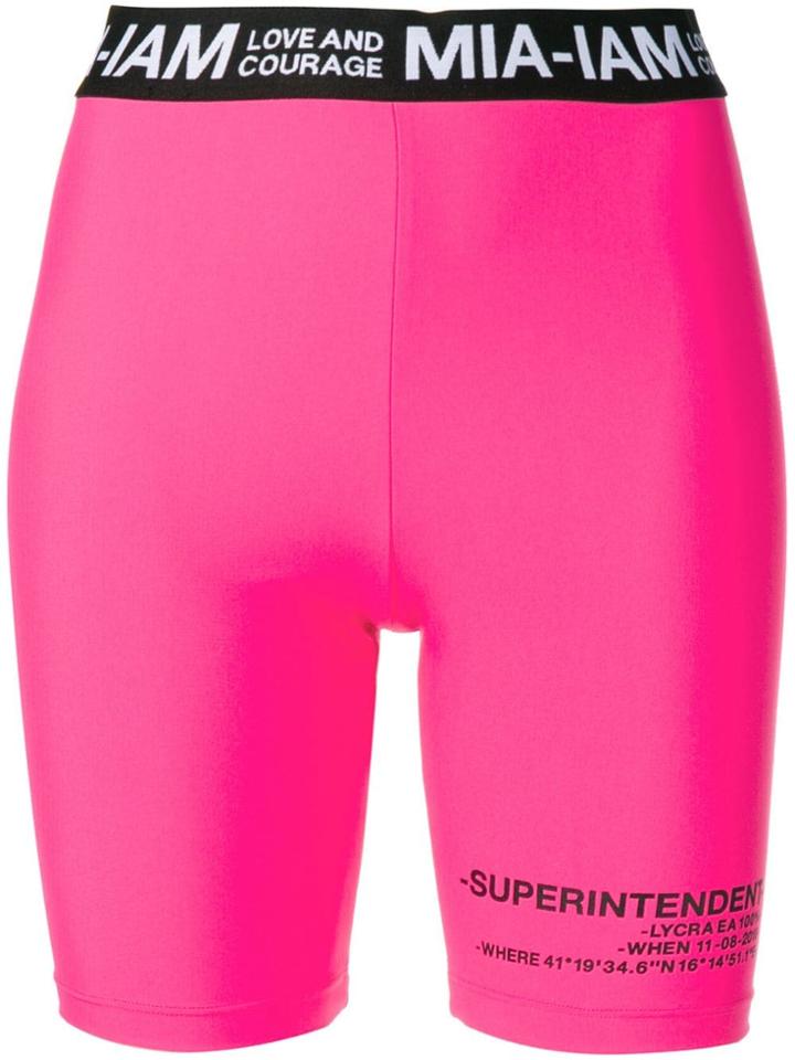 Mia-iam Superintendent Shorts - Pink