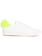 Anya Hindmarch Furry Trim Trainers - White