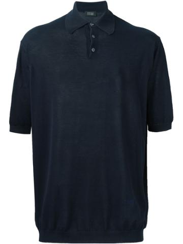 Versace Vintage Classic Polo Shirt - Blue