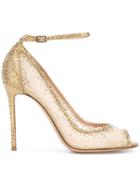 Gianvito Rossi Crystal Embellished Buckle Pumps - Nude & Neutrals