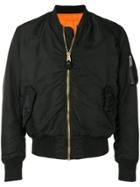 Alpha Industries Flap Pocket Bomber Jacket - Black