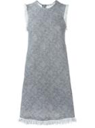 T By Alexander Wang Frayed Edge A-line Dress