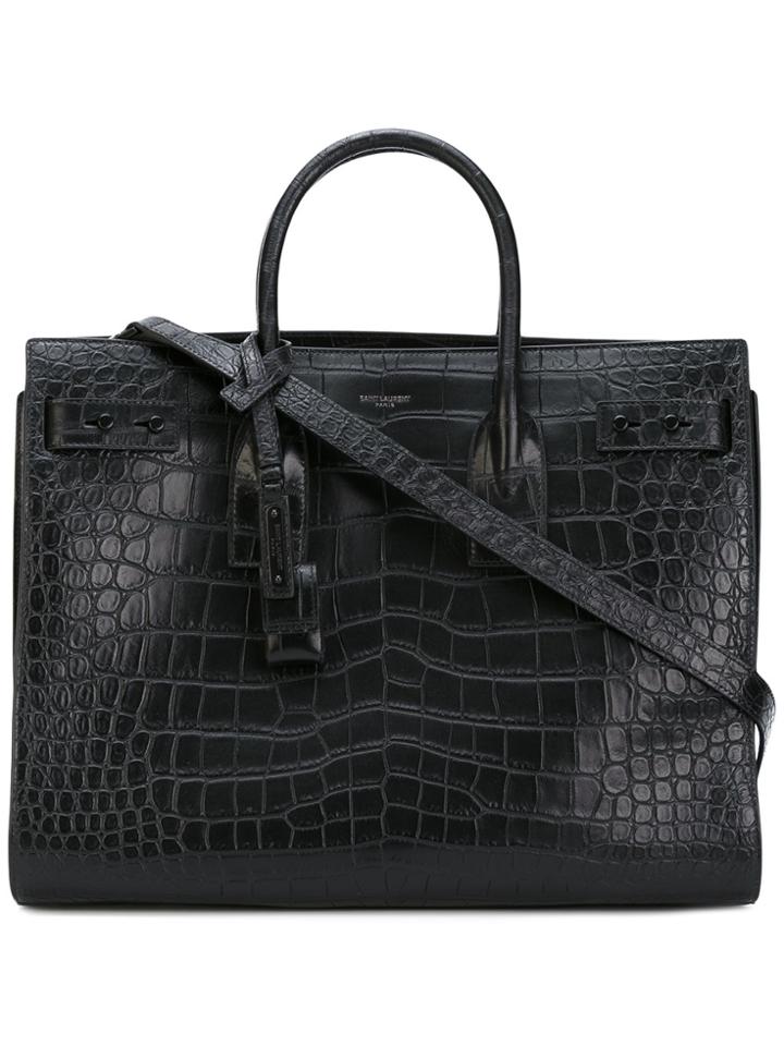 Saint Laurent Medium Sac De Jour Souple Tote - Black