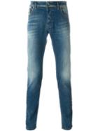 Diesel Faded Jeans, Men's, Size: 32, Blue, Cotton/spandex/elastane