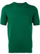 Drumohr Shortsleeved Jumper, Men's, Size: 52, Green, Cotton