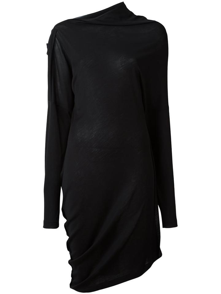 Maison Margiela Asymmetric Draped Dress
