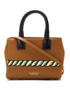 À La Garçonne Handpainted Mia Shoulder Bag - Brown