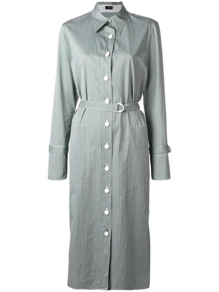 Joseph Belted Shirt-dress - Green