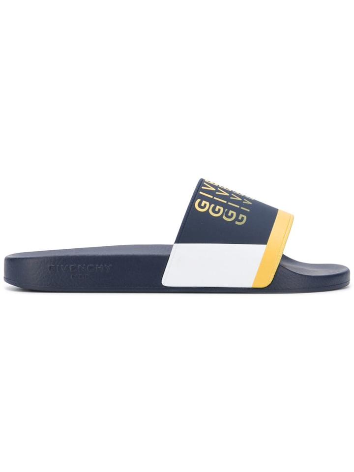 Givenchy Givenchy Paris Slides - Blue