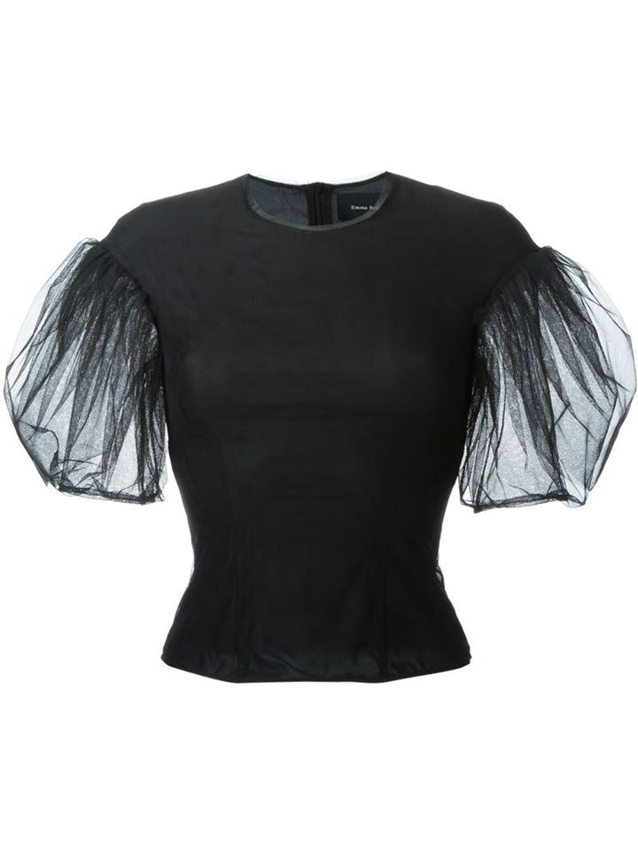 Simone Rocha Layered Tulle Blouse