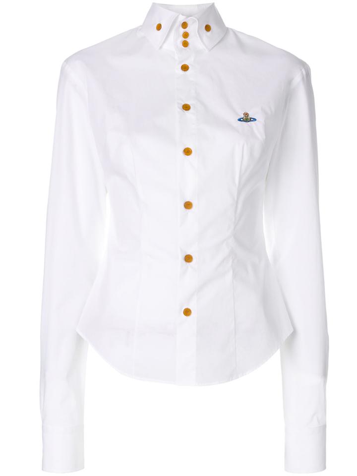 Vivienne Westwood Classic Long Sleeve Shirt - White