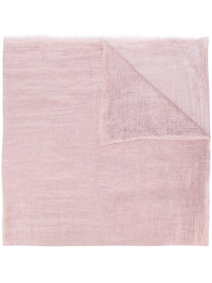 Faliero Sarti Omar Woven Scarf - Pink & Purple