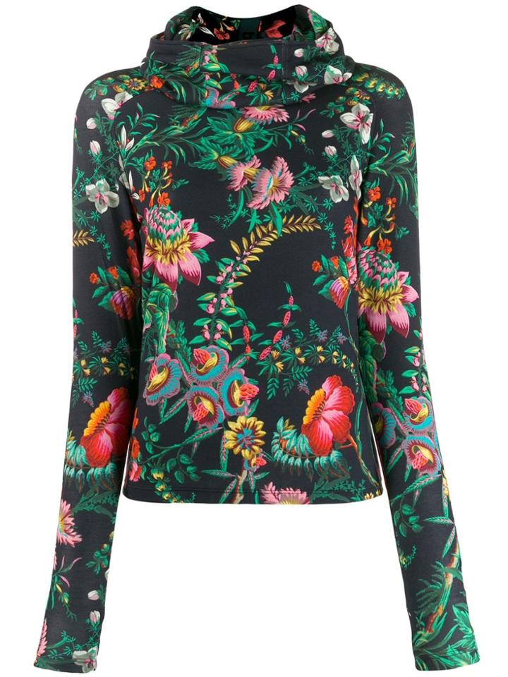 Paco Rabanne Beverly Hills Print Hoodie - Blue