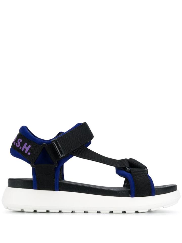 P.a.r.o.s.h. Touch Strap Sandals - Black