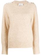 3.1 Phillip Lim Pearl Shoulder Sweater - Neutrals
