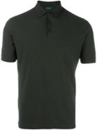Zanone Shortsleeved Polo Shirt, Men's, Size: 52, Green, Cotton