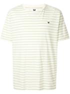 Wood Wood Striped T-shirt - White