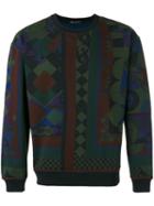 Versace Printed Sweatshirt, Men's, Size: Large, Cotton