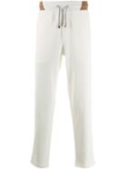 Brunello Cucinelli Drawstring Track Pants - White
