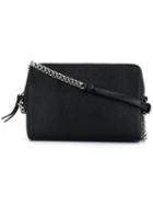 Maison Margiela Chain Strap Shoulder Bag, Women's, Black, Calf Leather/cotton