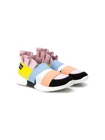 Emilio Pucci Junior Colour Block Sneakers - Pink