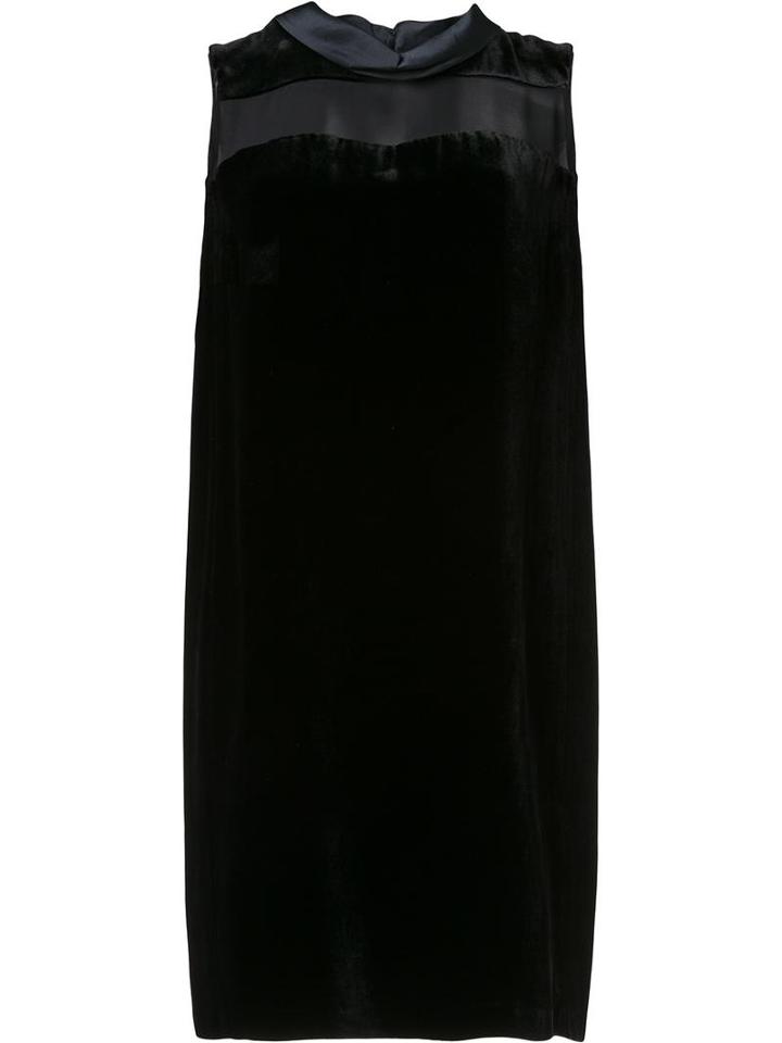 Rag & Bone Sheer Detailing Short Dress, Women's, Size: 2, Black, Polyester/viscose/silk