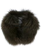 Yves Salomon Accessories Removable Collar - Green