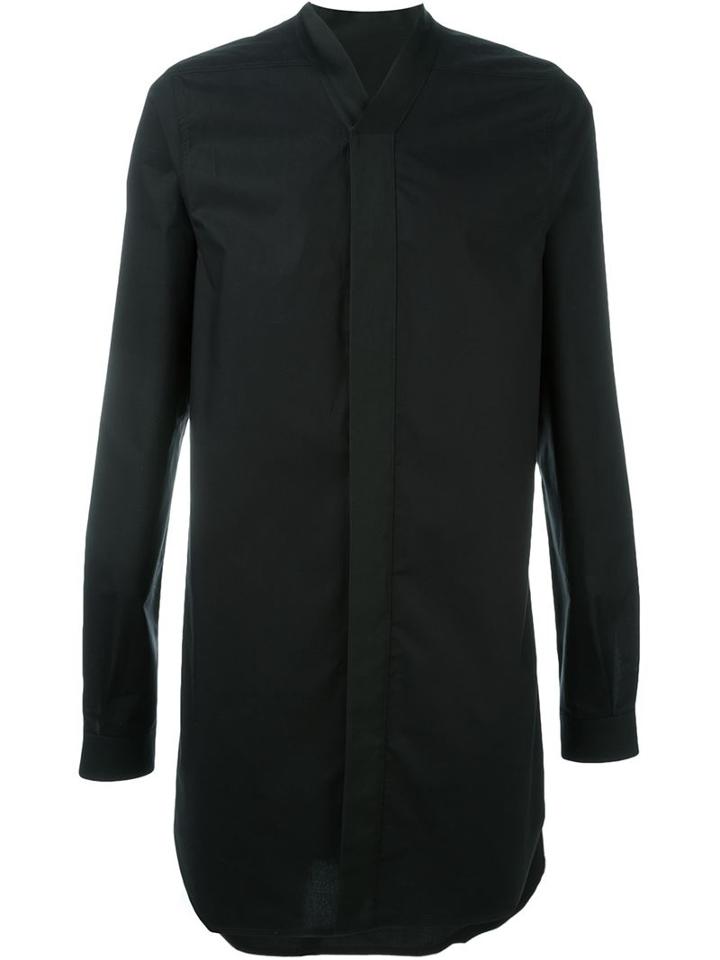 Rick Owens V-neck Long Shirt