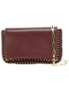 Paco Rabanne Chainmail Trim Clutch, Women's, Pink/purple