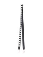 Les Petits Joueurs Striped Bag Strap - Black