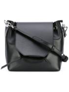 Salar Valery Crossbody Bag, Women's, Black, Calf Leather/calf Suede