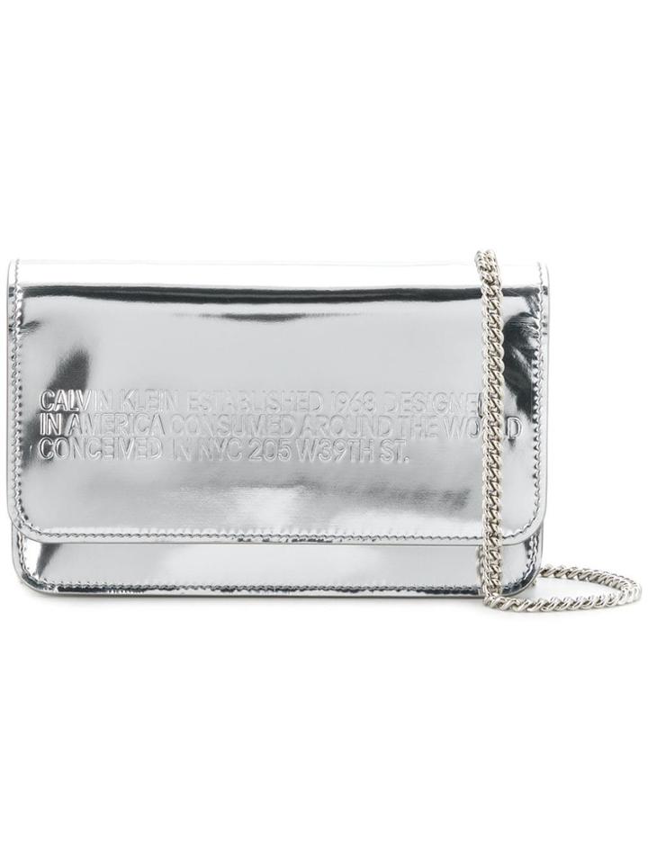 Calvin Klein 205w39nyc Chain Wallet - Grey