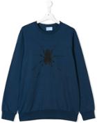 Lanvin Enfant Teen Spider Sweatshirt - Blue