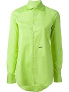 Dsquared2 Classic Shirt, Women's, Size: 42, Green, Cotton/spandex/elastane
