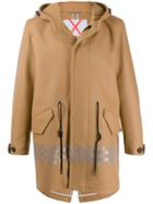 Paul & Shark X Nick Wooster Textured Parka Coat - Neutrals