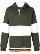 Marni Striped Hoodie - Green