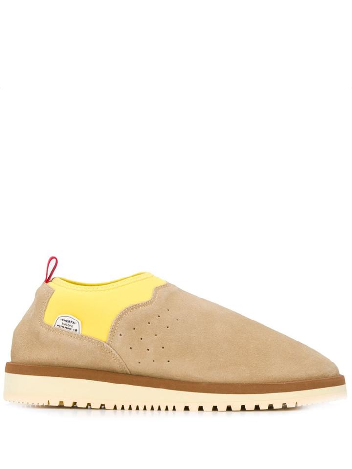 Suicoke Ron Panelled Flat Shoes - Neutrals